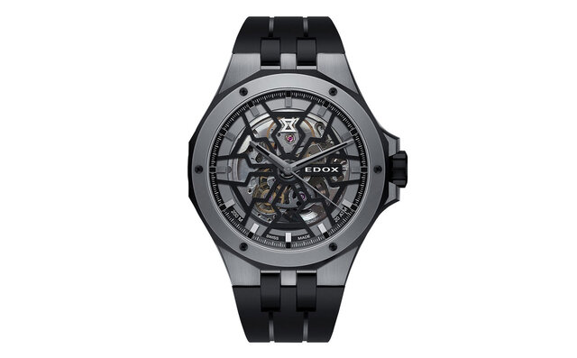 砂時計をモチーフにしたカットワークで魅せる「デルフィン メカノ オートマティック」｜EDOX