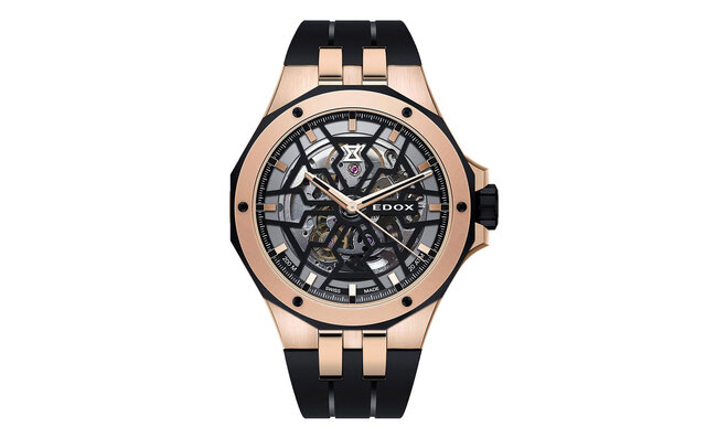 砂時計をモチーフにしたカットワークで魅せる「デルフィン メカノ オートマティック」｜EDOX