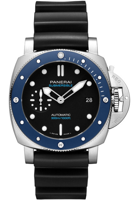 パネライのeコマースエクスクルーシブモデル「サブマーシブル アズーロ - 42mm」｜PANERAI