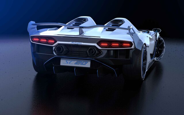 ランボルギーニ、スクアドラ・コルセが手掛けた公道仕様のオープントップレーシングカー「SC20」発表｜Lamborghini
