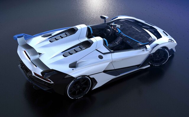 ランボルギーニ、スクアドラ・コルセが手掛けた公道仕様のオープントップレーシングカー「SC20」発表｜Lamborghini