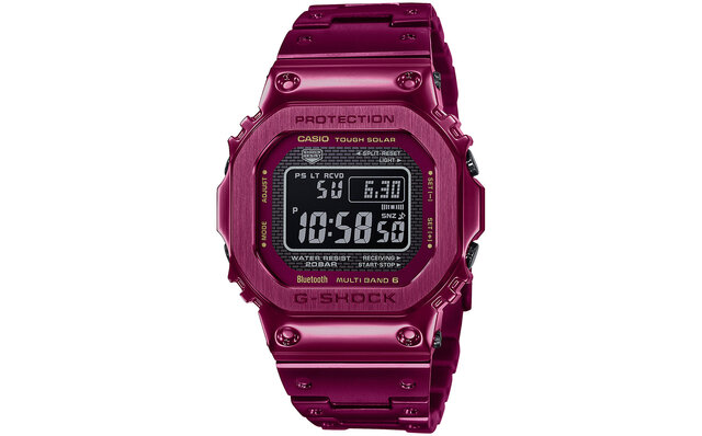New "Red" Color for Full-Metal Square Model Inheriting the Original | G-SHOCK