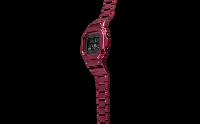 New "Red" Color for Full-Metal Square Model Inheriting the Original | G-SHOCK