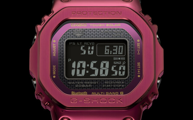 New "Red" Color for Full-Metal Square Model Inheriting the Original | G-SHOCK