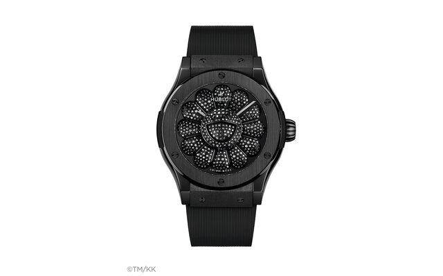 Limited to 200 pieces. "Classic Fusion Takashi Murakami All Black" | HUBLOT