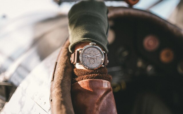 Pilot Type 20 Chronograph Silver Inspired by Vintage Aircraft Design｜ZENITH