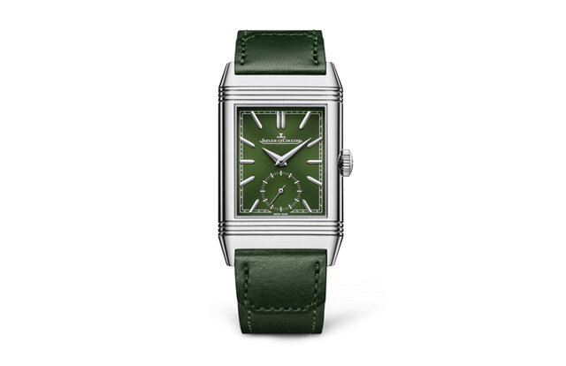 タイムレスかつエレガント。グリーンの「レベルソ・トリビュート・スモールセコンド」｜JAEGER-LECOULTRE