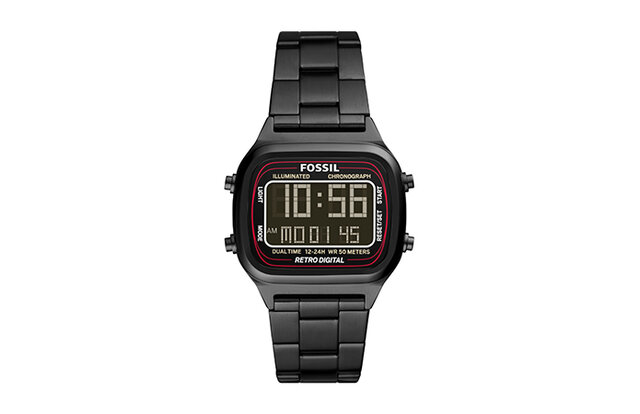 レトロさが新鮮。1980年代の日本製デジタルウォッチにインスパイアされた新作｜FOSSIL