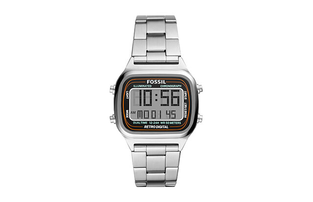レトロさが新鮮。1980年代の日本製デジタルウォッチにインスパイアされた新作｜FOSSIL
