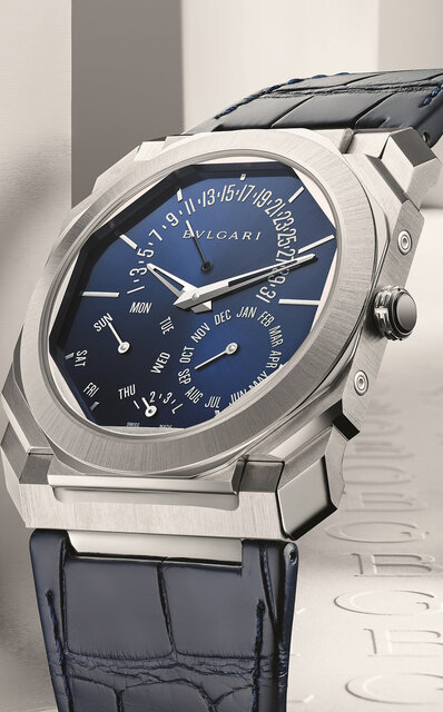 Watches & Wonders2021新作。厚さわずか5.8ミリの「オクト フィニッシモ パーペチュアル カレンダー」｜BVLGARI