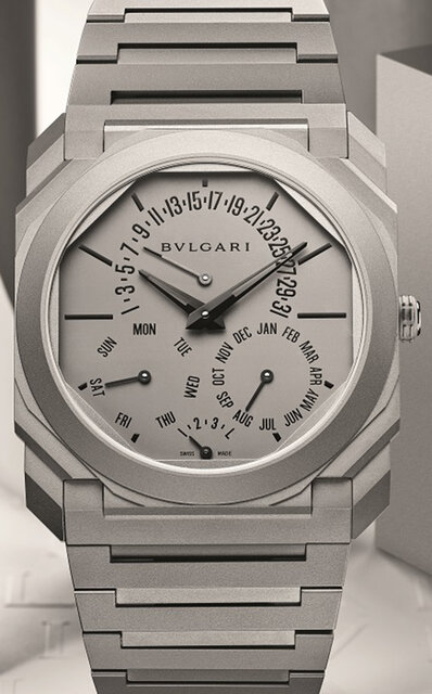 Watches & Wonders2021新作。厚さわずか5.8ミリの「オクト フィニッシモ パーペチュアル カレンダー」｜BVLGARI