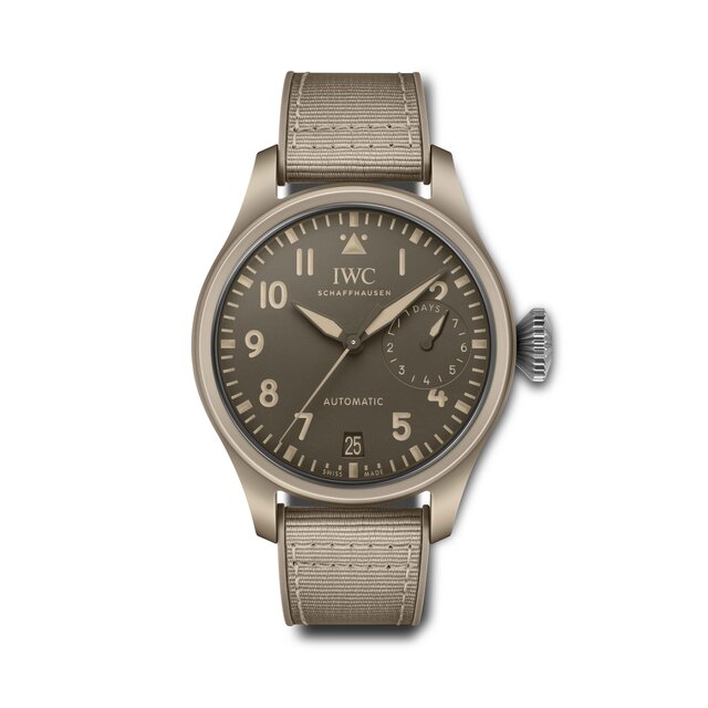 Watches & Wonders 2021 新作。サンドカラーのセラミック製“モハーベ・デザート”ビッグ・パイロット・ウォッチ｜IWC