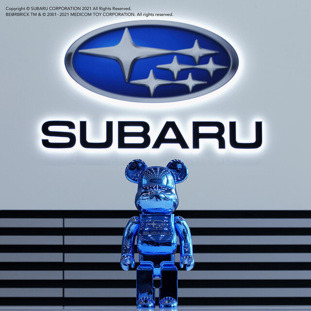 Release of "SUBARU BE@RBRICK THE 1st MODEL 400%." Four Years After the Name Change, the Future Envisioned by SUBARU Corporation | MEDICOM TOY