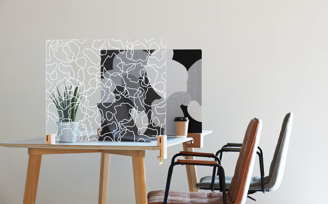 Introducing the Tabletop Partition SASAU with shikaku<cut&paste> | SASAU