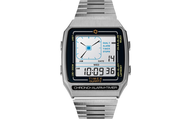 1980年代のデジタルアナログウオッチ復刻モデル「Q TIMEX Reissue Digital LCA」｜TIMEX