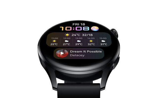 HUAWEI Launches Two New Smartwatches, the HUAWEI WATCH 3, Supporting Body Surface Temperature Measurement