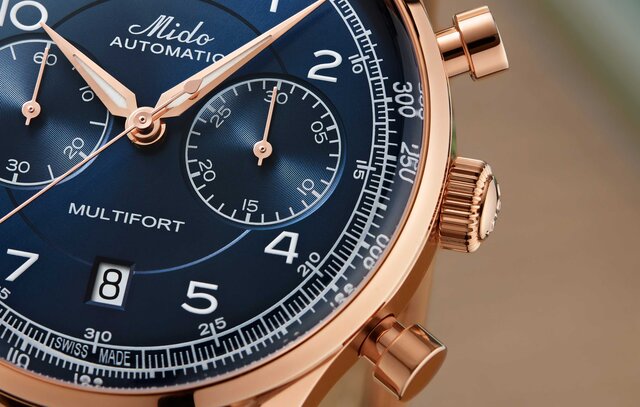 Multifort Patrimony Chronograph Recreates a 1937 Historical Model | MIDO