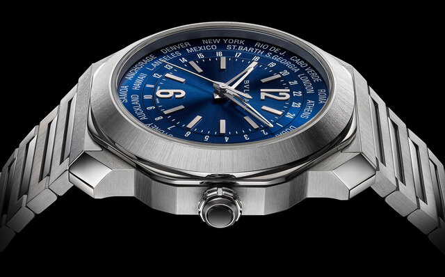 新統合型ムーブメントを搭載した「オクト ローマ ワールドタイマー」2機種が登場｜BVLGARI