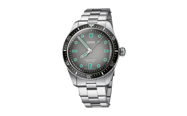 Oris Announces New Grey x Turquoise Blue 'Divers Sixty-Five' Models
