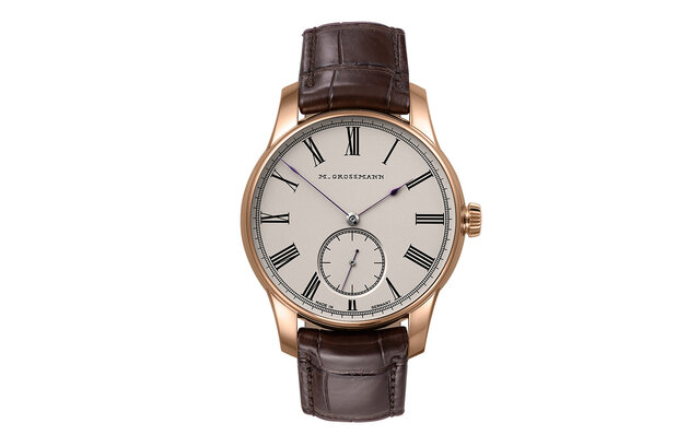 It's called "Hamatik" because of its hammer-shaped pendulum. A historic piece that winds the mainspring through its reciprocating motion | MORITZ GROSSMANN