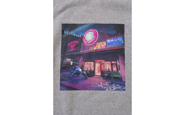 A must-see for fans. Hollywood Ranch Market presents apparel and accessories in collaboration with "Ghost in the Shell: SAC_2045"