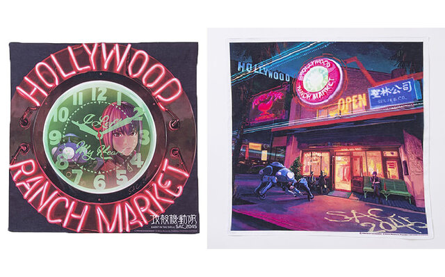 A must-see for fans. Hollywood Ranch Market presents apparel and accessories in collaboration with "Ghost in the Shell: SAC_2045"