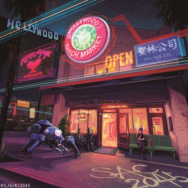 A must-see for fans. Hollywood Ranch Market presents apparel and accessories in collaboration with "Ghost in the Shell: SAC_2045"