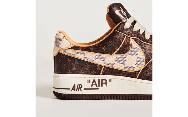 "Air Force 1" by Virgil Abloh Appears at Sotheby's Auction | LOUIS VUITTON x NIKE