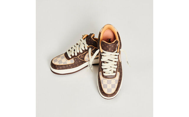 "Air Force 1" by Virgil Abloh Appears at Sotheby's Auction | LOUIS VUITTON x NIKE