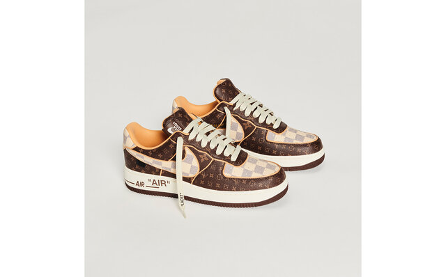 "Air Force 1" by Virgil Abloh Appears at Sotheby's Auction | LOUIS VUITTON x NIKE