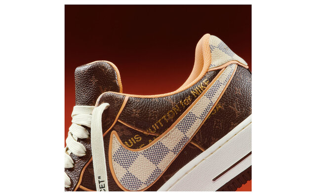 "Air Force 1" by Virgil Abloh Appears at Sotheby's Auction | LOUIS VUITTON x NIKE