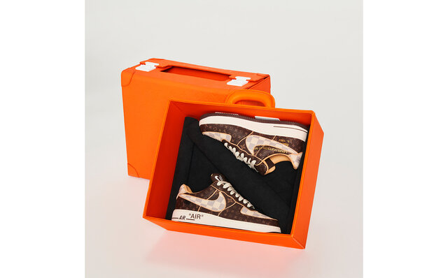 "Air Force 1" by Virgil Abloh Appears at Sotheby's Auction | LOUIS VUITTON x NIKE