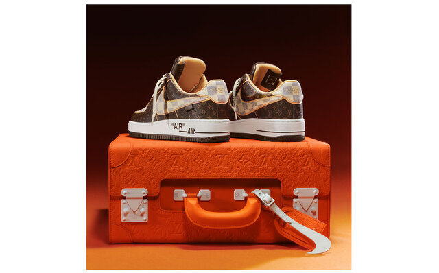 "Air Force 1" by Virgil Abloh Appears at Sotheby's Auction | LOUIS VUITTON x NIKE