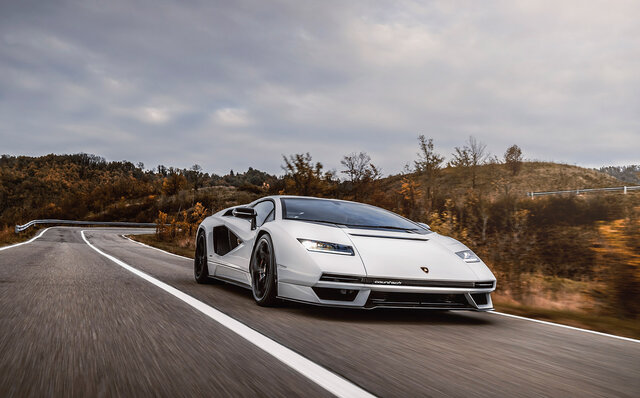 The Countach LPI 800-4 Makes Its First Public Road Debut | Lamborghini