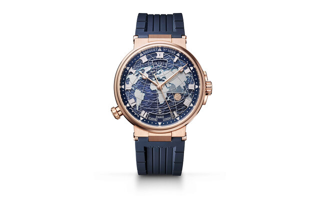 The Intricate Dialwork Reveals the New Direction of the Breguet Marine: The "Marine Équation Marchante 5557" Offers a World View with a Single Click | BREGUET