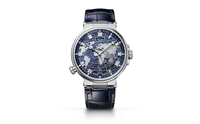 The Intricate Dialwork Reveals the New Direction of the Breguet Marine: The "Marine Équation Marchante 5557" Offers a World View with a Single Click | BREGUET