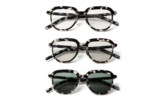Eyeglass frames crafted from biodegradable "earth-return" bioplastic material | Araoka Glasses
