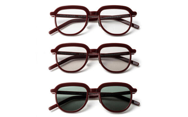 Eyeglass frames crafted from biodegradable "earth-return" bioplastic material | Araoka Glasses