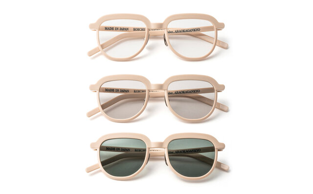 Eyeglass frames crafted from biodegradable "earth-return" bioplastic material | Araoka Glasses