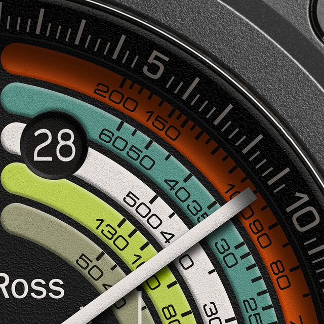 A limited edition of 500 pieces! The graphical and colorful BR 03-94 MULTIMETER | Bell & Ross