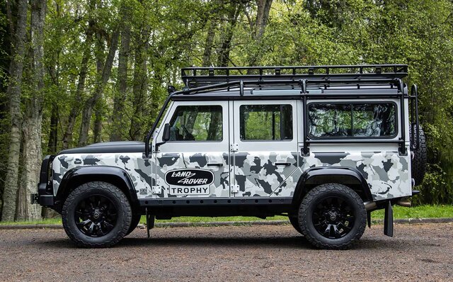 The previous generation Defender is reborn! A limited edition of only 25 vehicles worldwide, clad in camouflage | Land Rover
