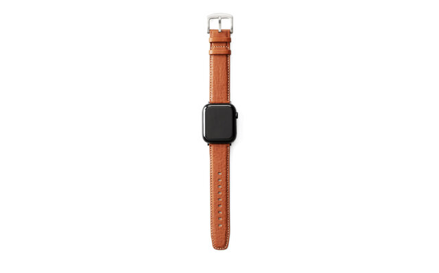 Add a touch of quality with Japanese oil-tanned leather that beautifully ages over time. "Leather Band for Apple Watch" | TSUCHIYA-KABAN