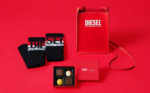 DIESEL's First Collaboration with Belgian Chocolatier "Deremiens": Limited Edition Valentine's Gift Set & Collaboration Menu Launch | DIESEL