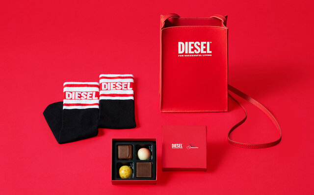 DIESEL's First Collaboration with Belgian Chocolatier "Deremiens": Limited Edition Valentine's Gift Set & Collaboration Menu Launch | DIESEL