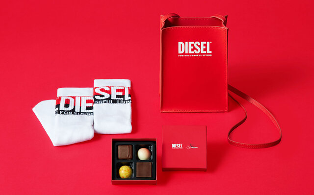 DIESEL's First Collaboration with Belgian Chocolatier "Deremiens": Limited Edition Valentine's Gift Set & Collaboration Menu Launch | DIESEL