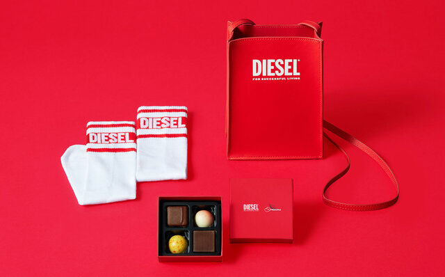 DIESEL's First Collaboration with Belgian Chocolatier "Deremiens": Limited Edition Valentine's Gift Set & Collaboration Menu Launch | DIESEL