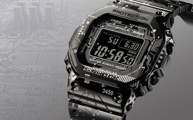 初代G-SHOCK「DW-5000C」をフルメタル化した「GMW-B5000」シリーズから、チタン合金採用のスペシャルモデル登場｜G-SHOCK
