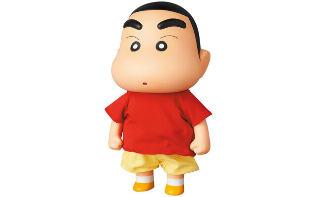 Shin-chan in his early anime design from "Crayon Shin-chan," which celebrated its 30th anniversary last year | MEDICOM TOY