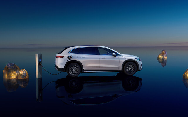 The Top-Tier SUV in the Mercedes EQ Series, the "EQS SUV," Capable of Comfortably Seating Seven Adults, is Now on Sale | Mercedes Benz