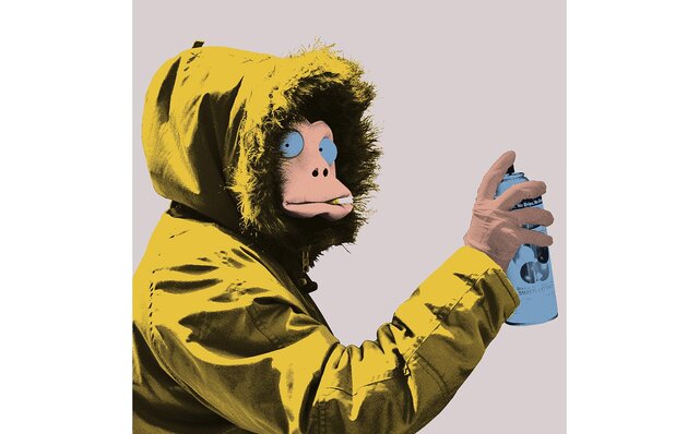 Famous shot of Banksy immortalized as a statue: James Pfaff interview | MEDICOM TOY